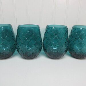 Pioneer Woman Wishful Winter Tritan Holiday Stemless Wine Glass 19oz BPA Free